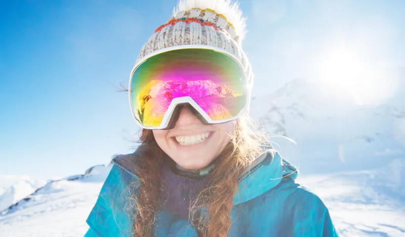 ski glasses lens